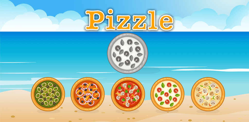 Pizzle - Cute Pizza Puzzle  Game For Kids