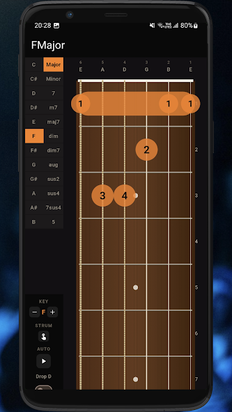 Basic Guitar Chords screenshot